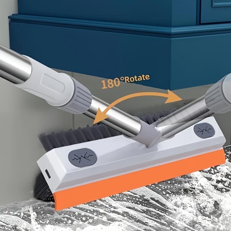 1 szt. Szczotka do szorowania wielopowierzchniowa z wbudowanym zbiornikiem na płyn - Rozsuwany ręczny czyścik do podłóg i ścian do łazienki, kuchni, toalety, salonu