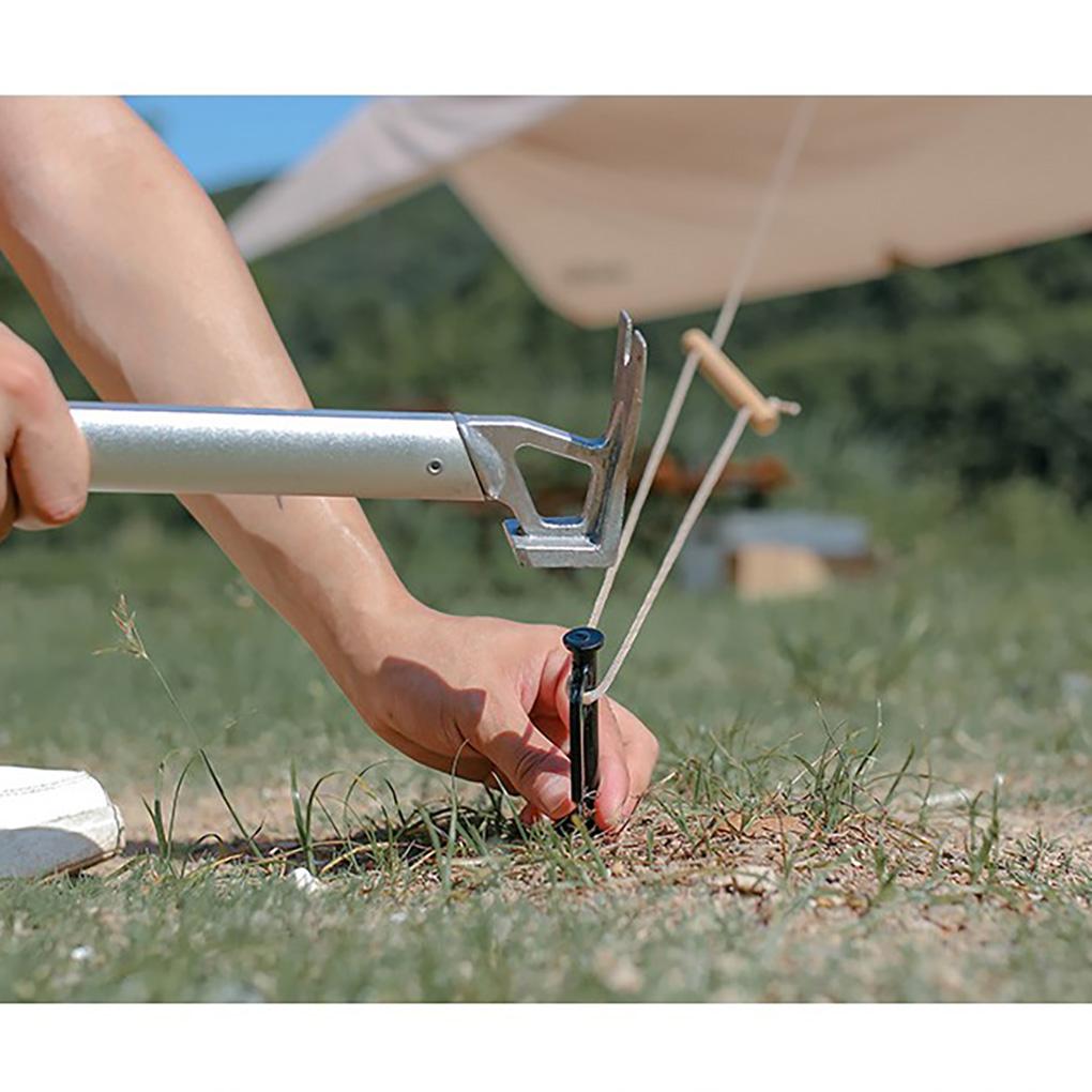 Pack of 5 Tent Pegs Ground Nails Portable Fishing Beach Camping Picnic Awning Canopy Stakes Windproof Accessories
