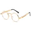 Metal Vintage Punk Style Sunglasses Men Retro Round Y2K Cyberpunk Women Sun Glasses Fashion Eyewear  Mujer UV400