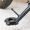 X AUTOHAUX Honda CB200X 2021-2022 1 Set Motorcycle Kickstand Side Stand Plate Pad Aluminum Alloy Titanium Color