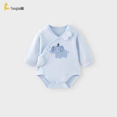 TONGTAI Baby Pure Cotton Long-Sleeve Bodysuit