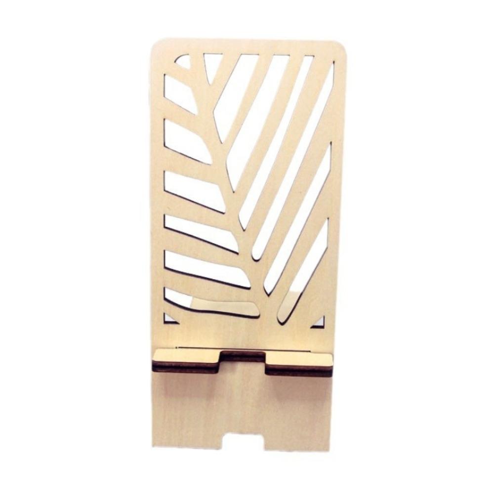 with Charging Port Desktop Phone Holder Wood Cellphone Standing Home Decor Stand Bracket  Home