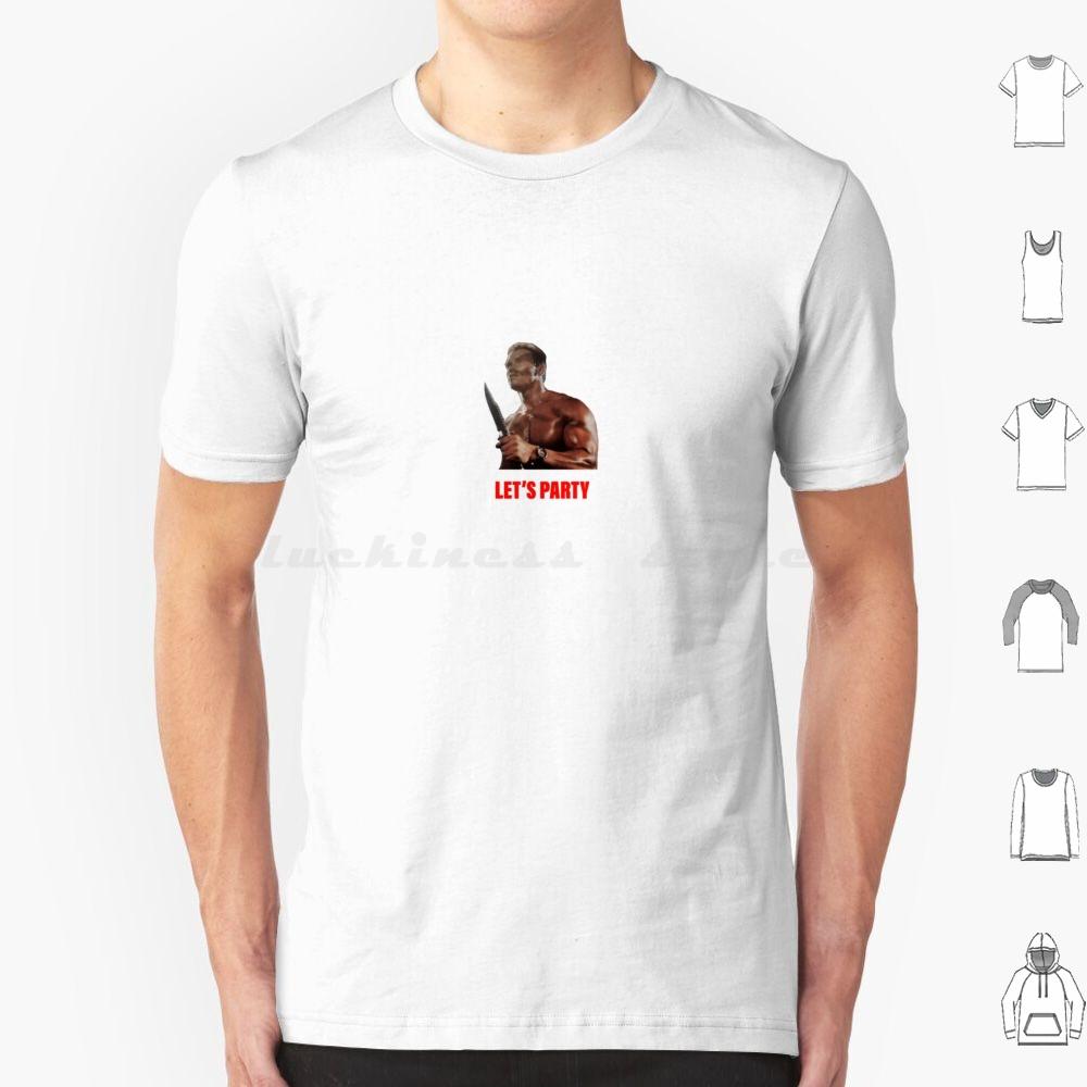 Arnold Schwarzenegger CommandoLets Party Colour T Shirt Big Size 100 Cotton Commando Arnie Arnold Schwarzenegger Classic
