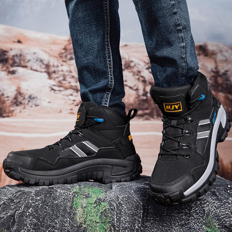 Military Running Shoes Ankle Boots Men Outdoor Climbing Shoes Man Boots Winter Thickness Shoes for Men Mens Desert Boots