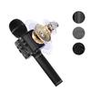 Bluetooth Wireless Karaoke Microphone All-in-One Portable Handheld Mic with Speaker Recorder Microfono Inalambrico WM SPK BLK