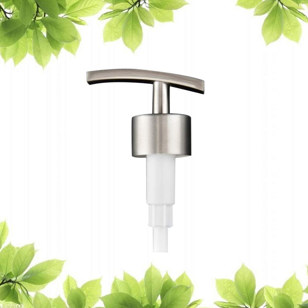 Hemoton Stainless Steel Soap Soap Dispenser Head,Soap Dispenser Pump Replacement,Lotion Dispenser Pumps,Soap Pump Dispenser Pump Head,Hand Soap