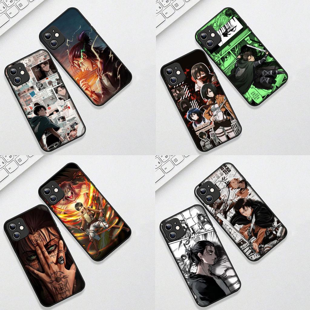 Cover for Motorola Moto G55 G45 G75 G85 G35 Edge 50 30 Fusion 40 NEO Ultra Pro Phone Case Comics Attack on titan levi Eren