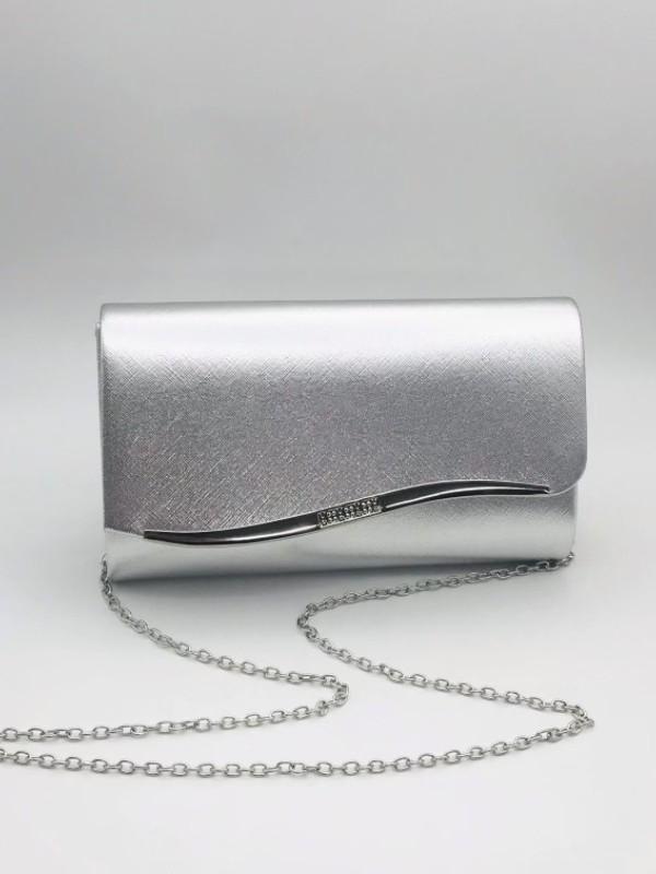 Women's PU Leather Evening Clutch Chain Bag - Simple Fashion Handbag