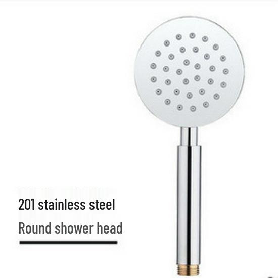 

Stainless Steel Handheld Water-Saving Shower Head - Round/Square Design