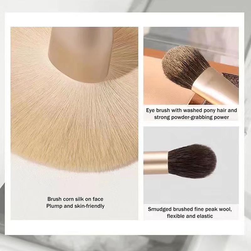 12 Pcs Makeup Brushes Complete Set Of Foundation Loose Powder Blush Concealer Eye Shadow Professional Set With Storage Bag
