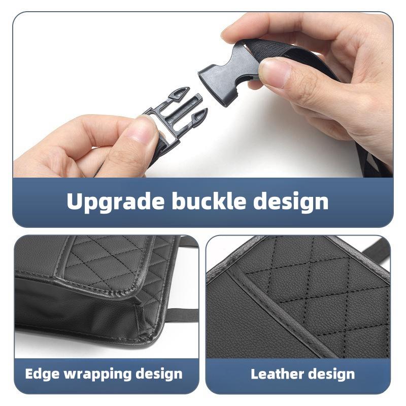 Car Seat Back Storage Bag Hanging Bag Vehicle Multifunctional Storage Box Auto Interior Supplies Rear Seat Back Storage Rack