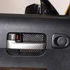 6PCS Carbon Fiber Interior Inner Door Bowl Cover Trim For Toyota Tundra 2007-13