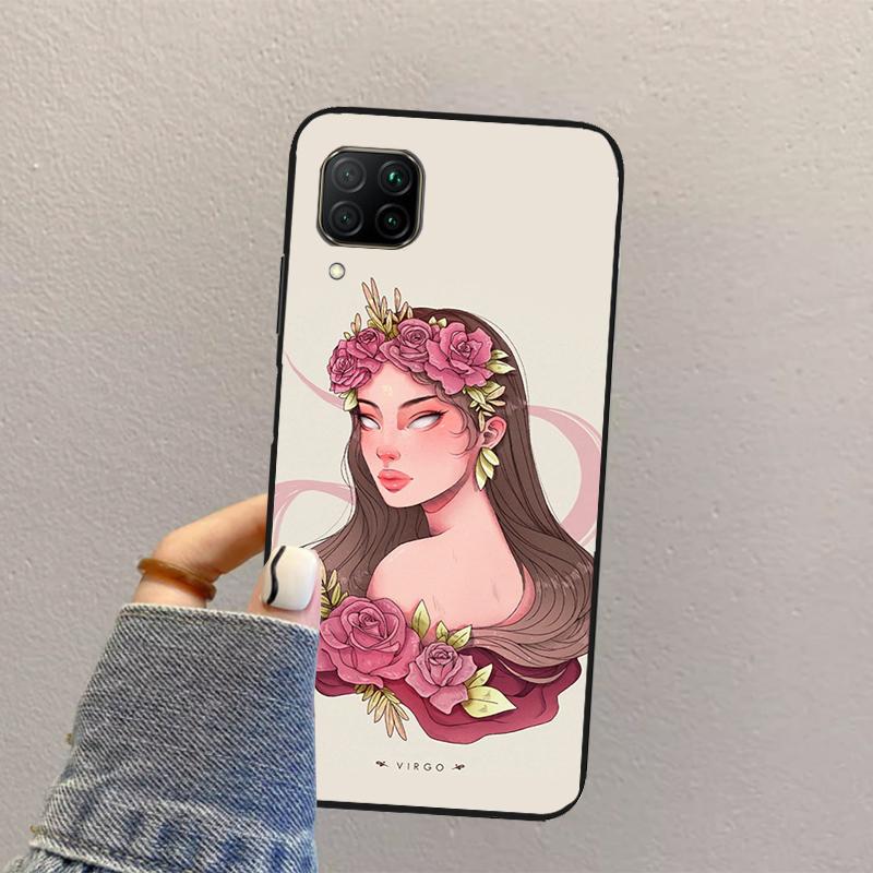 Horoscope Girl Scorpio Taurus Virgo For Huawei Nova 3i 7i 8i 11i 12i 9 10 SE Y73 Y90 Y70 Y72 Y61 Y91 P30 P40 Lite P60 Pro Case