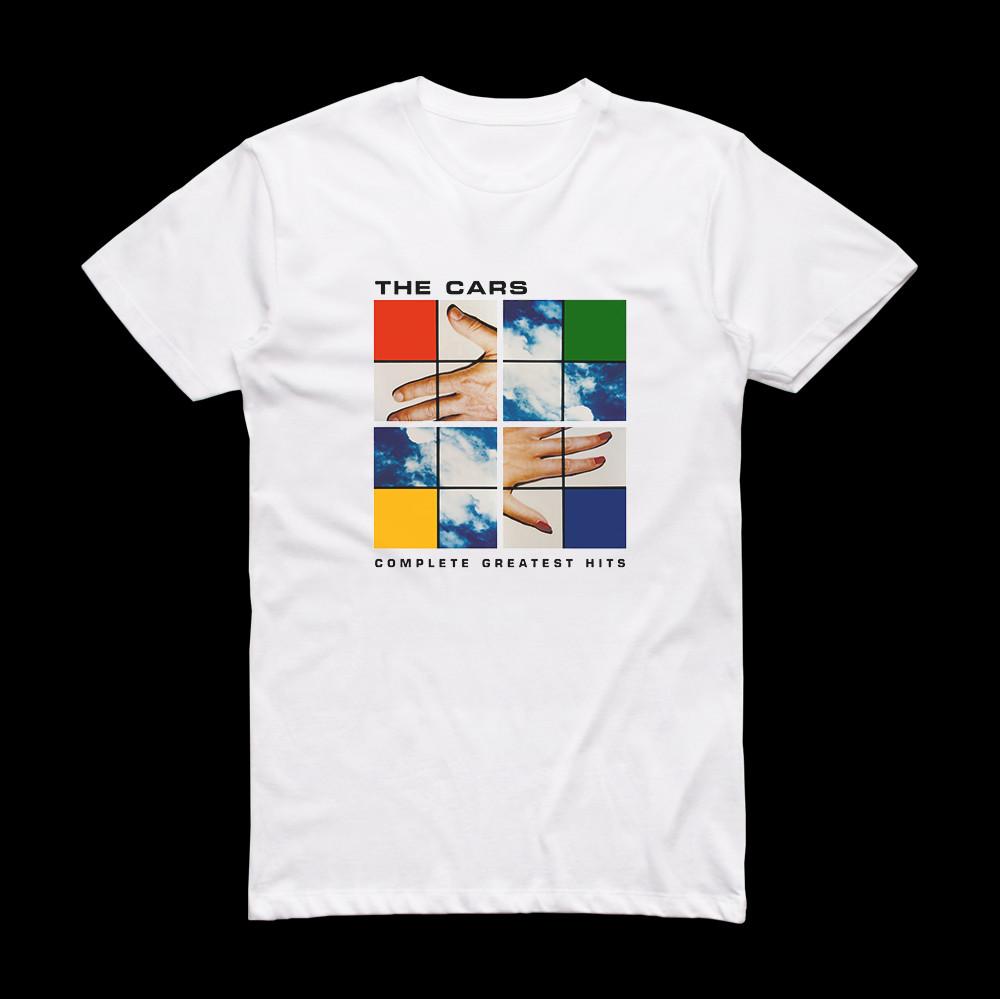 The Cars Complete Greatest Hits Album Cover T Shirt White  S5XL White MR435 Unisex T-Shirt XL