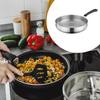 Camping Frying Pan Deep Fry Non Stick Stainless Steel Skillet for Fishing RV