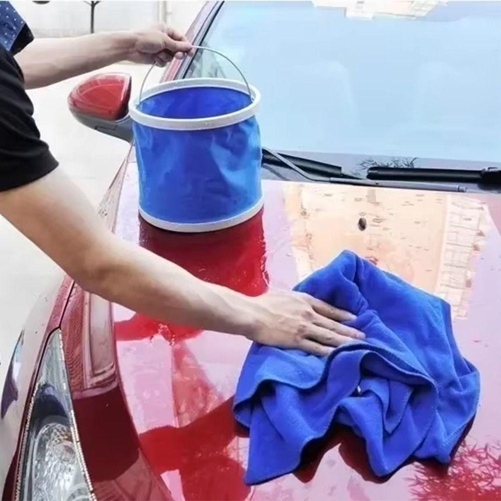 Colorful Car Washing Buckets with Metal Handle Water Sprinkling Bucket  Hiking