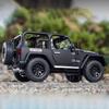 1/32 Scale Jeep Wrangler Rubicon Alloy Car Model Diecast Metal Toy Off Road Vehicles Sound Light Children Toy Trendy Display Ornament
