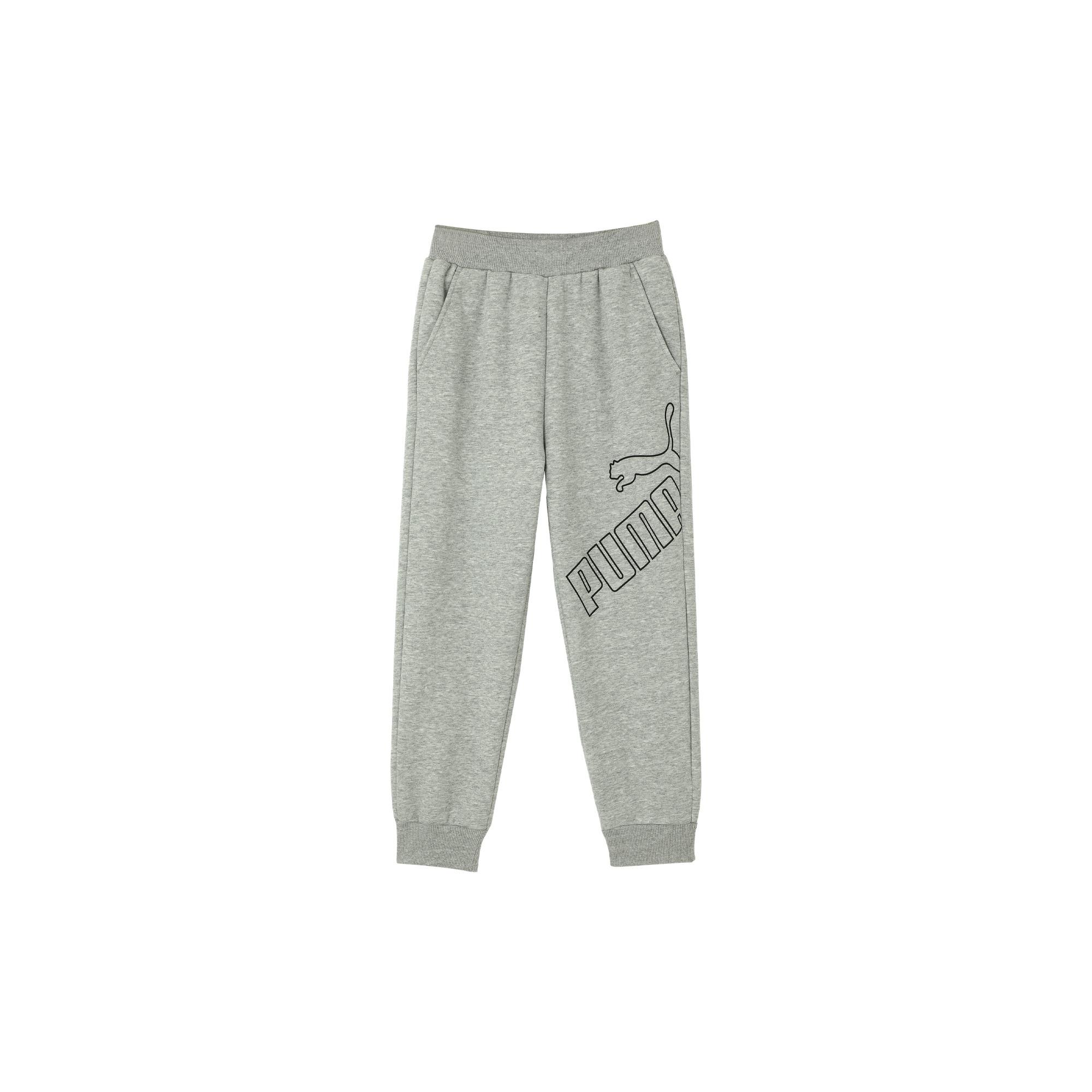 Teenagers PUMA Knitted Sweatpants Light Gray 941364-02 110