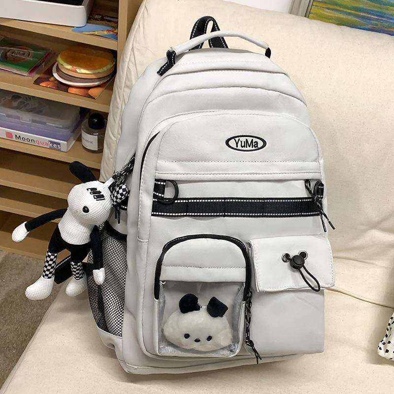 Children's Schoolbags Elementary School Students  Girls Junior High School Students  High School Pain Bags Multi Layer