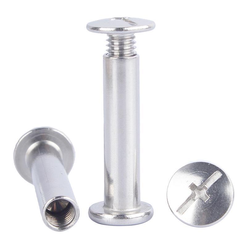 In-Stock Stainless Steel Phillips Double-Head Locking Screw, M1.6-M3.5 Flat Head Male-Female Ledger.