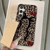Leopard Print Phone Case For Samsung S26 Ultra A56 A16 A17 A57 A37 A55 A36 A53 A35 A34 A06 A07 A26 S25 S24 FE Shockproof Cover