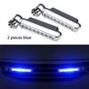 Wind Power Front Light, 1 Pair LED Car Daytime Running Light with 8