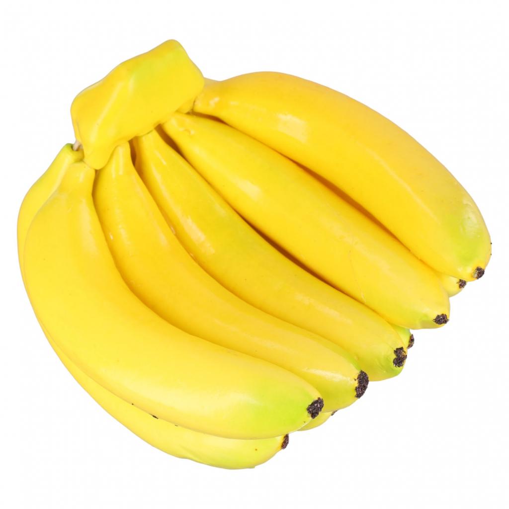 Lifelike Banana Bunch Artificial Plastic Fake Fruits Decor Prop Party Decor