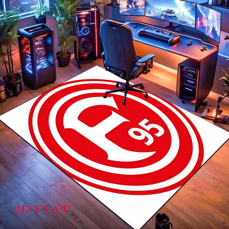 F95 Teppich für Wohnzimmer Schlafzimmer Zuhause Sofadekoration, Rutschfeste Bodenmatte für Kinder zum Spielen