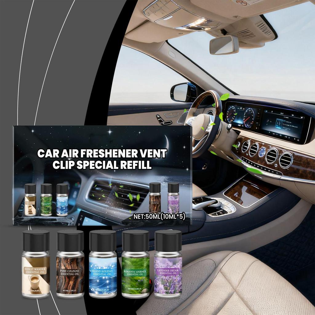 Auto-Lufterfrischer 5 Stück Langanhaltender Duft Dekoration Aromatherapie Auto-Parfüm Lufterfrischer Für Zimmer Schrank Haus Innenraum Auto