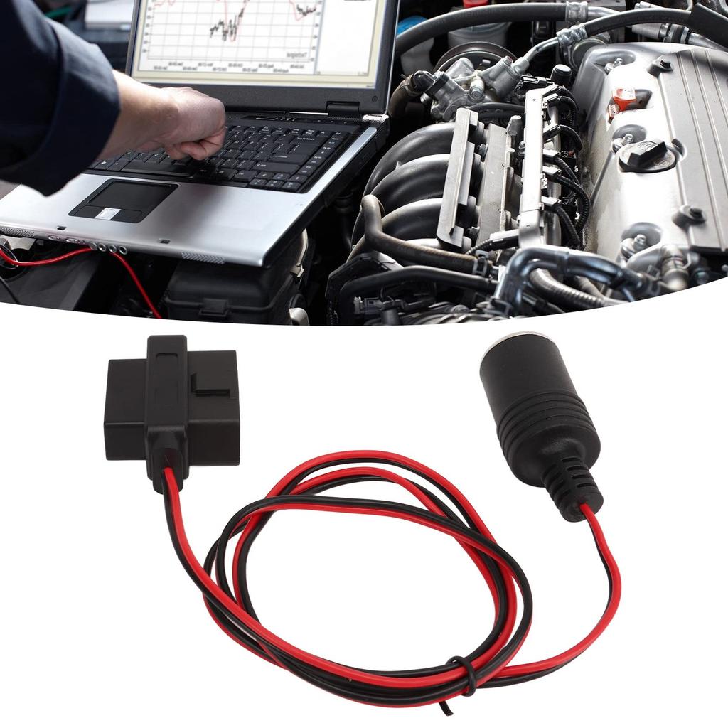OBD2 Cigarette Lighter Adapter Car Cigarette Lighter Plug Car Repair Tool OBD2 T Head