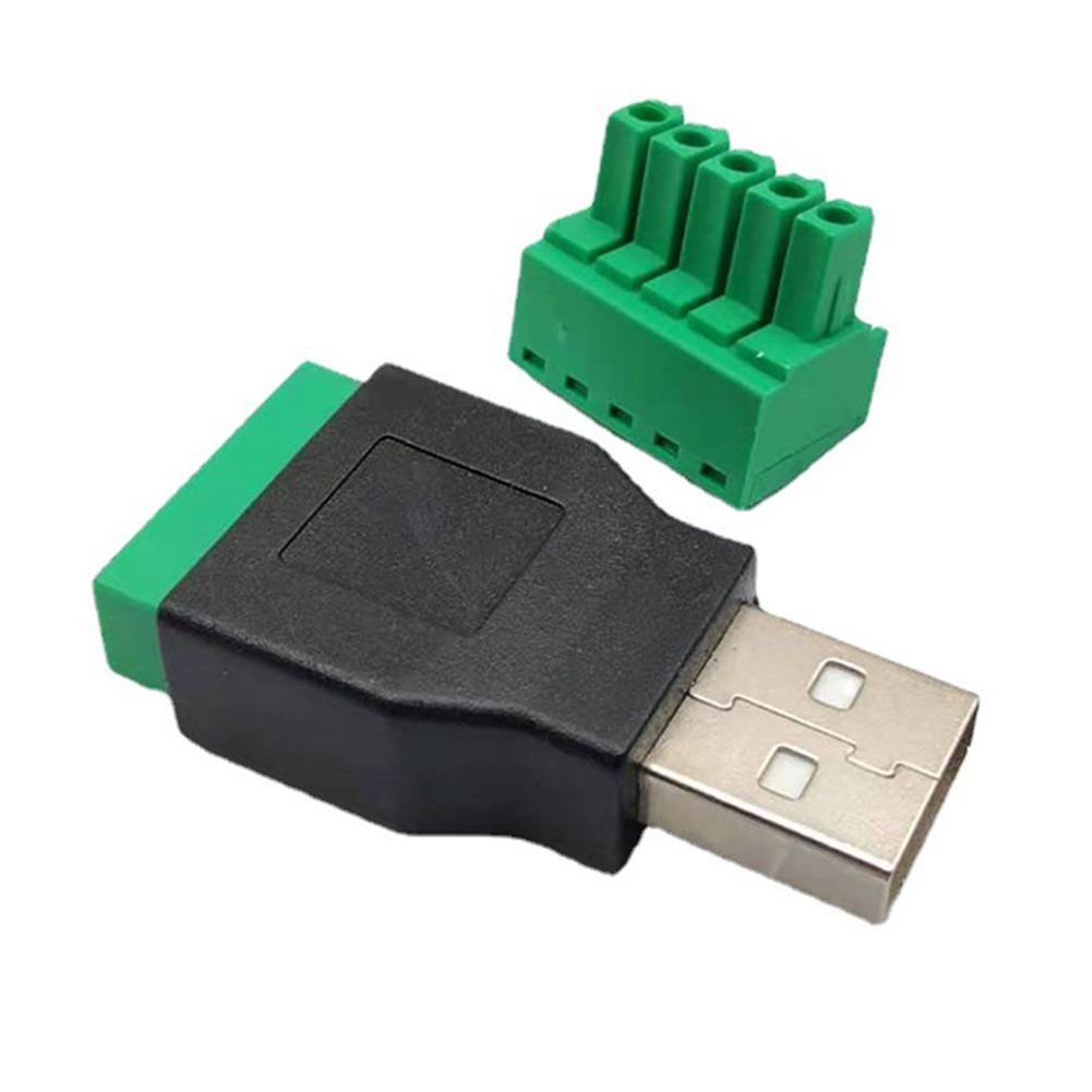USB Adapter Shielded Connector Replacement Parts Terminal USB2.0 4-pin 50 53mm Male Female To 5P PVC Accessories