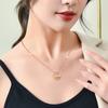 18K White Gold Rose Gold Stone Necklace Camellia Necklace Women'S Diamond Rose Collarbone Chain Batch