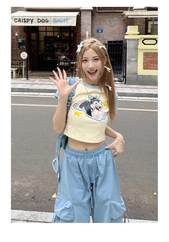 2024 American Retro High-Waist Women's Wide-Leg Workwear Pants