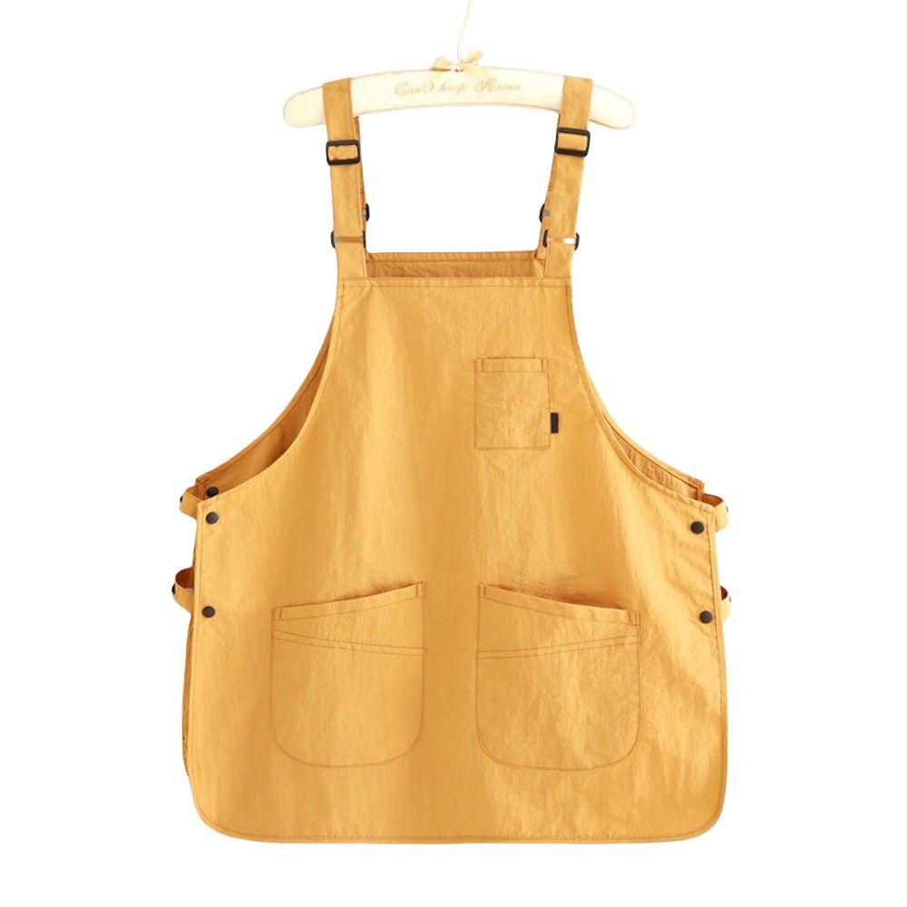 New Japanese Style Catering Workwear Apron Stain Resistant Household Painting Aprons Waterproof Work Clothes for Cafe Barber