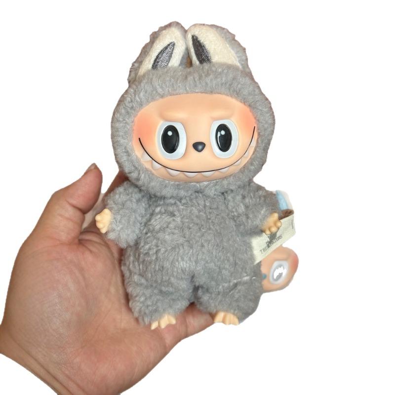 Labubu Rabub Heart Macaron Blind Box Sitting Doll Plush Party Vinyl Tide Play