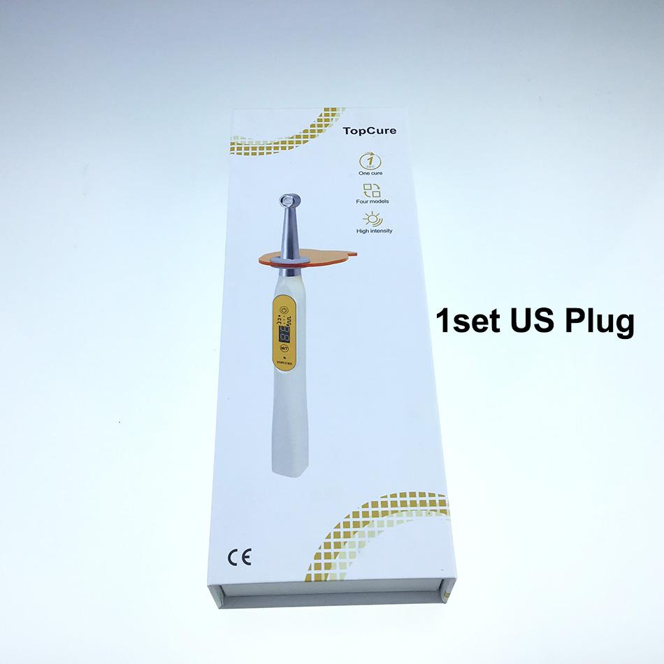 1 Set Dental LED Curing Light Device Dental Composite Resin Material 1 Second Light Cure Lamp Wireless Adjustable Working Time