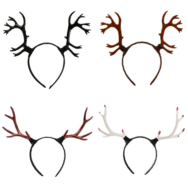 Gothic Antler Horn Cosplay Party Cartoon COSPLAY Halloween Cartoon Role Play Costume Proms Party Live Show Headwear