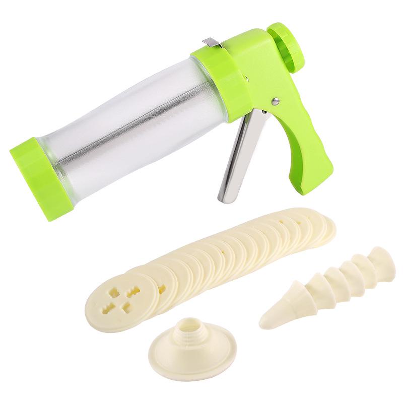 Cookie Decorating Set: Gun, Molds, Nozzles, Melting Tools, DIY Icing for Perfect Bakes