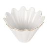 Cone Brewer Reusable Paperless Coffee Filter Cup for office Household white 102mmx80mm