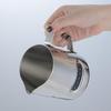 TLXT 350ml Stainless Steel Latte Art Pitcher with Temperature Sticker