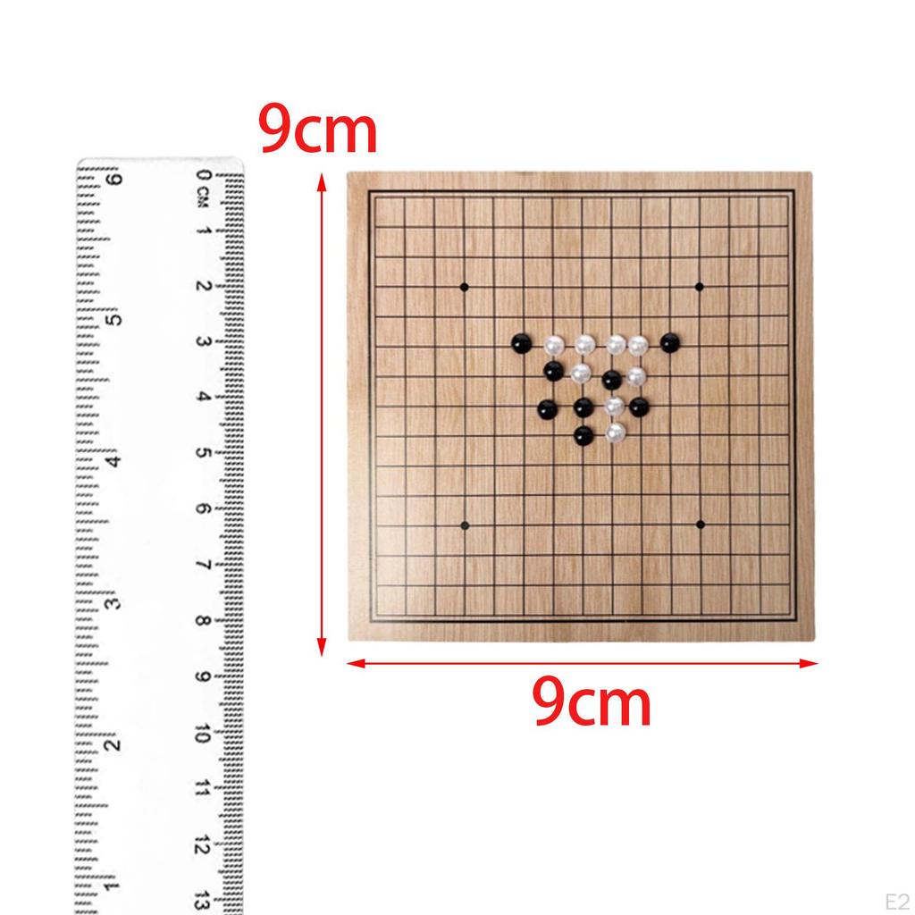 1/12 Dollhouse Mini Simulation Weiqi Game Educational Toy Decor Miniature Chess Board
