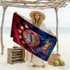 Bayern Munich Poster Customize Your Name Beach Towel Super Soft Microfiber Quickdry Fabric