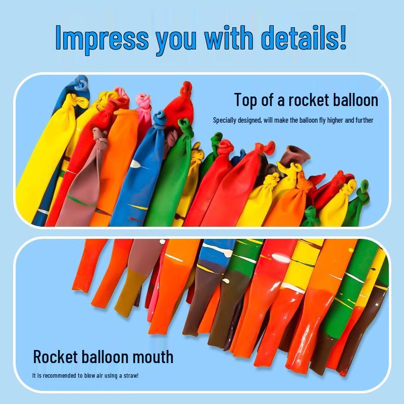 Rocket Balloon: Screaming Internet Celebrity Flying Fart Toy for Kids