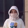 Winter cold-proof men's ear protectors, piled thick scarves, integrated mouth masks, women's electric vehicle thermal cotton hats