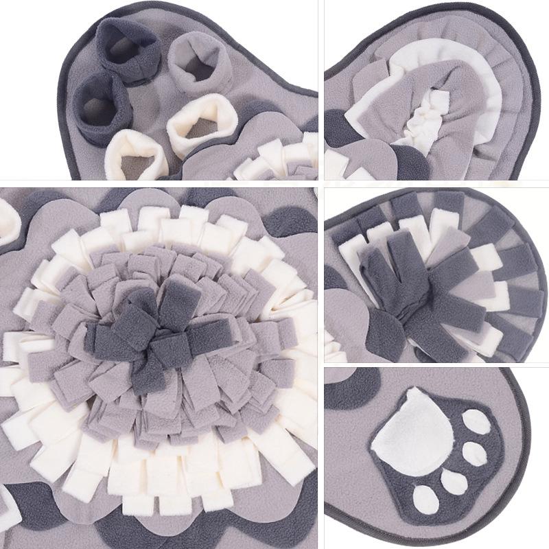 Bone-Shaped Dog Sniffing Mat: Olfactory Training & Puzzle Slow Feeder Toy