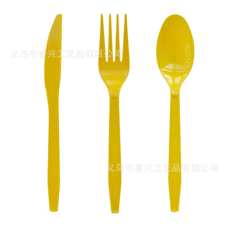 Disposable Knives, Forks And Spoons Spot Plastic Tableware Party Party Ps Knives, Forks And Spoons Foreign Trade Supply Products