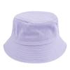 Unisex Cotton Bucket Hats Summer Foldable Sunscreen Panama Hat Solid Color Hip Hop Wide Brim Beach UV Protection Fisherman Hat