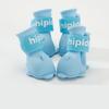 Pet Boots Cute Cartoon Waterproof Silicone Dog Rain Shoes with Hook and Loop for Pomeranian Bichon