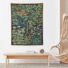 Arazzo da Parete con Piante Vintage, Classico Medievale Vintage Motivo Floreale Moderno Arredamento Murale, Floreale Retrò Arredamento per la Casa Per