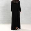 Elegant Plus Size Women Cotton Long Sleeve Vintage Kaftan Casual Maxi Dress